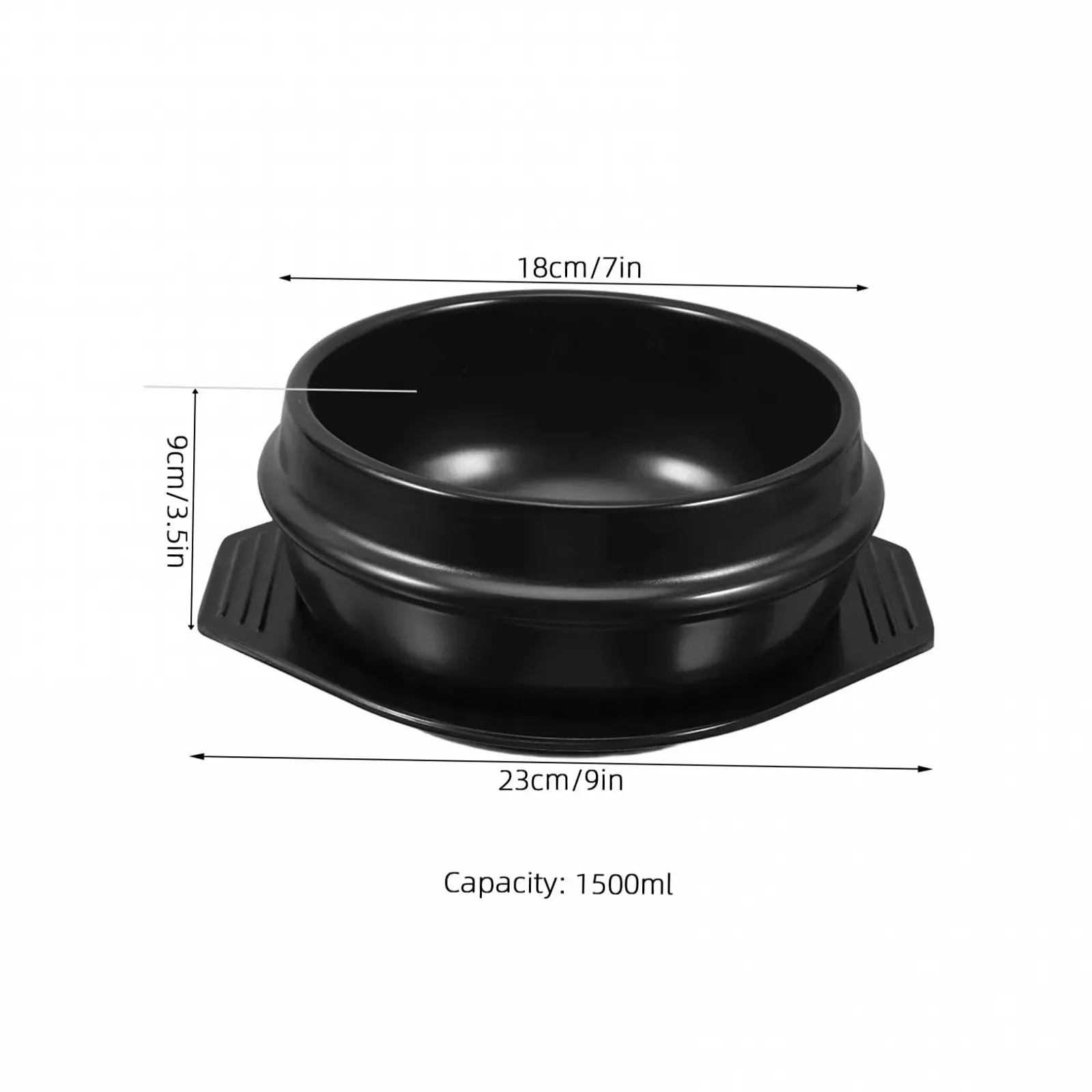 Горщик керамічний з підставкою Універсальний 1 шт. Термостійкий, фото №8 Горщик керамічний з підставкою Універсальний 1 шт. Термостійкий, фото №8