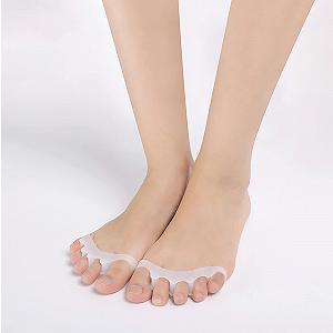 Разделители для пальцев ног Гелевые Ортопедическая шина для большого пальца стопы и выпрямитель - Фото 1