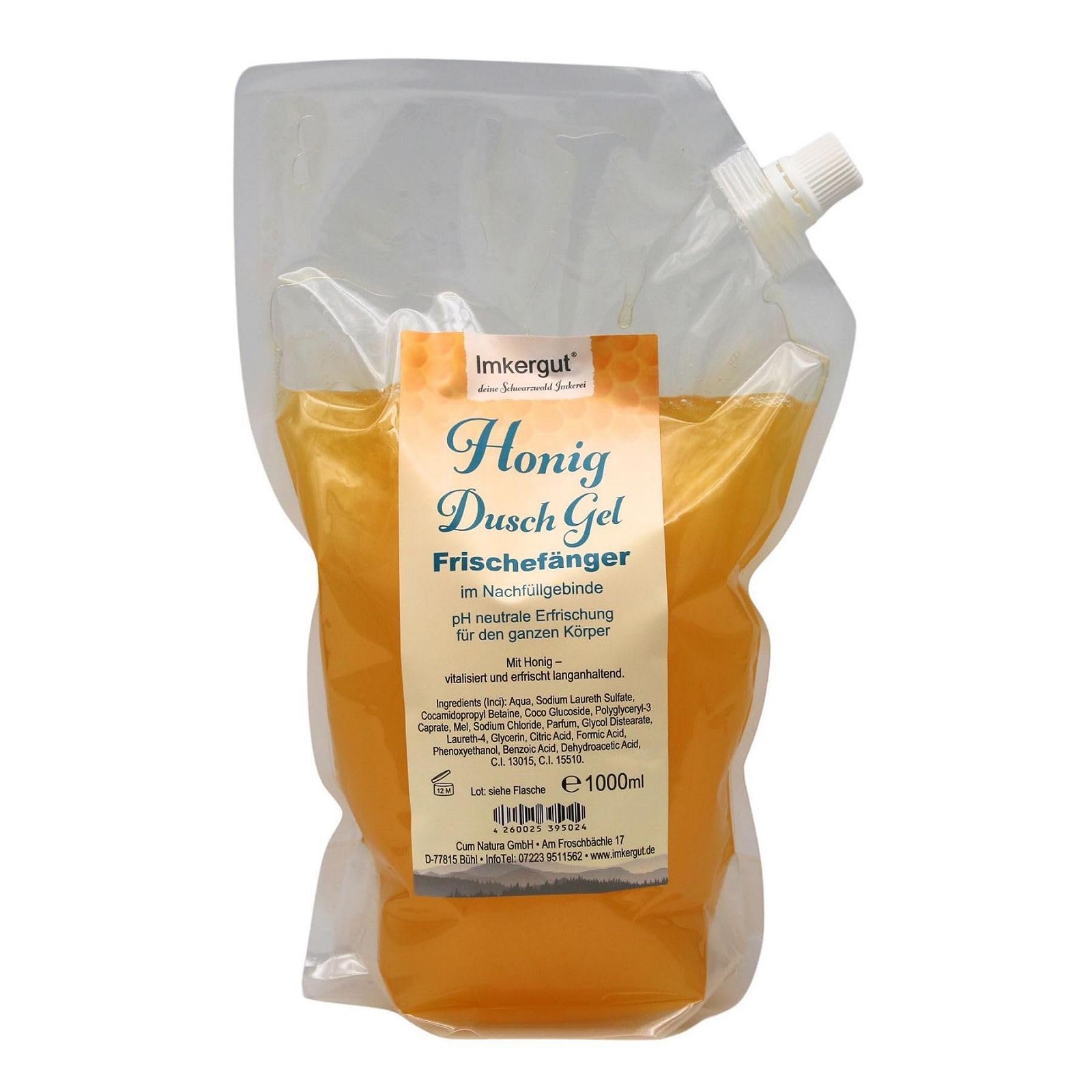 Медовий гель для душу Imkergut Рефіл 1 л, фото №1 Медовий гель для душу Imkergut Рефіл 1 л, фото №1