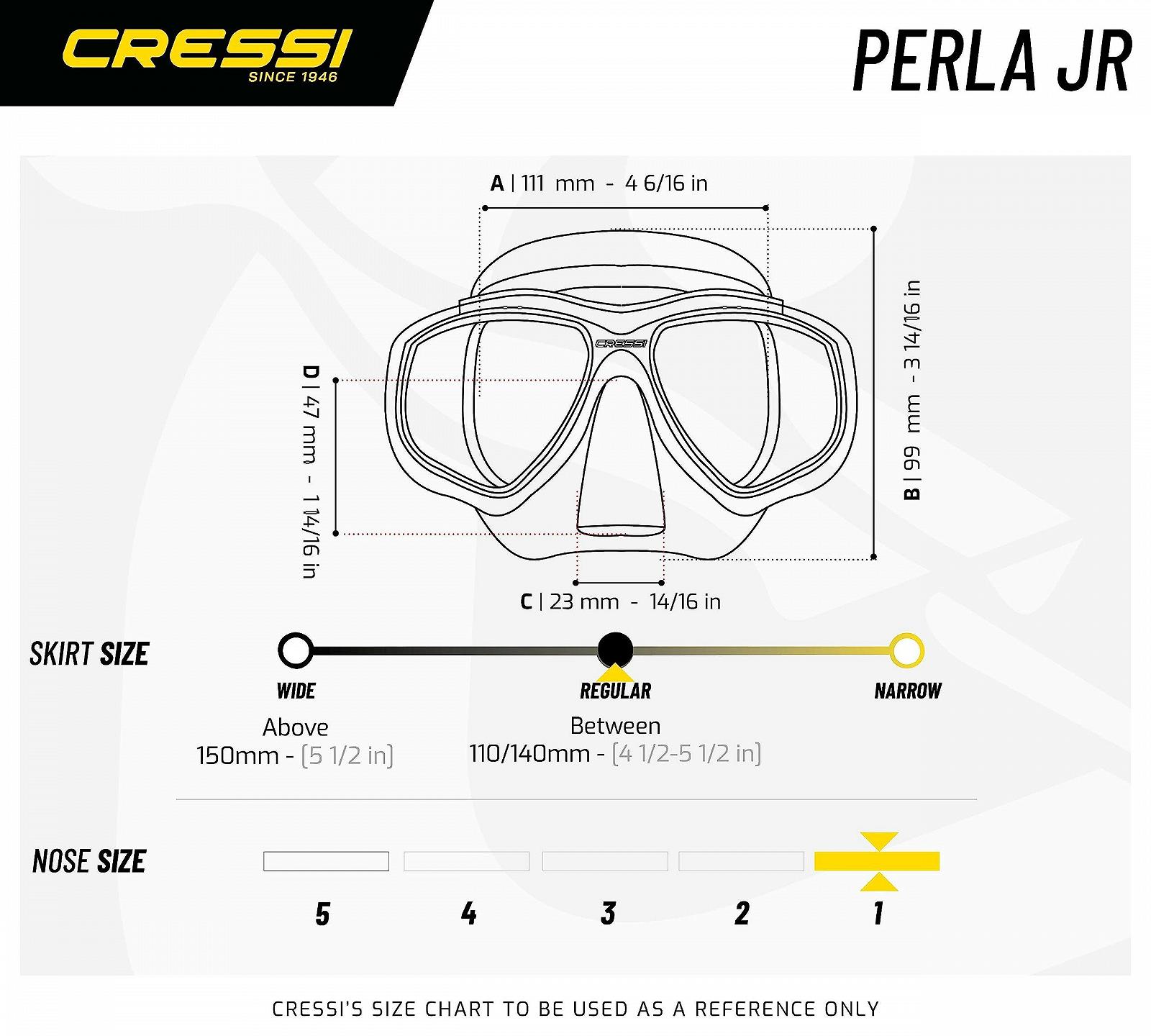 Маска Cressi Perla Jr, фото №5