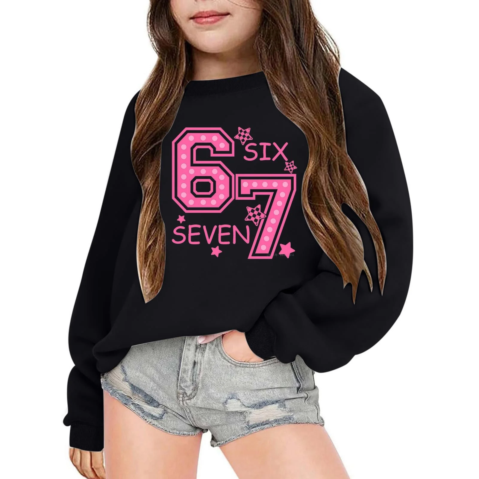 Толстовка для дівчинки з графічним принтом, фото №3