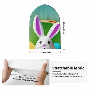 Вязаная шапка DngSer с принтом Пасхальной радости, теплая synthetic.ua - Фото 1