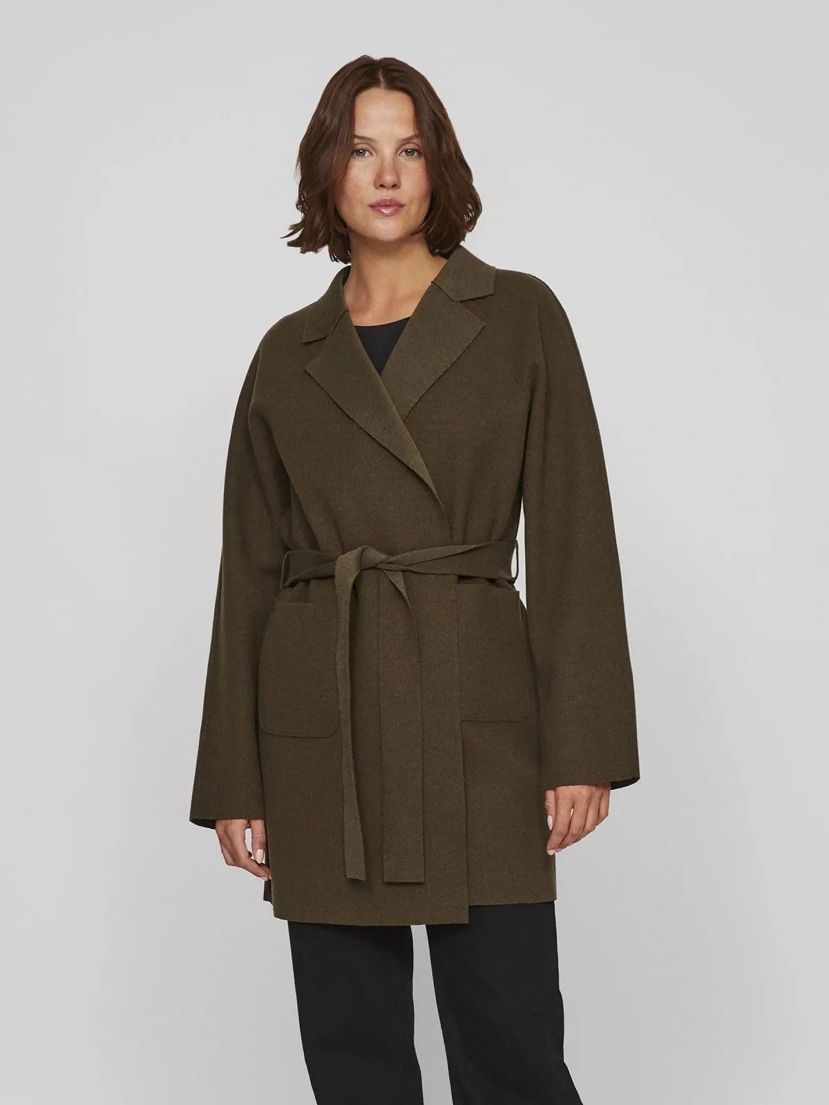 Пальто Vila с поясом, фото №3