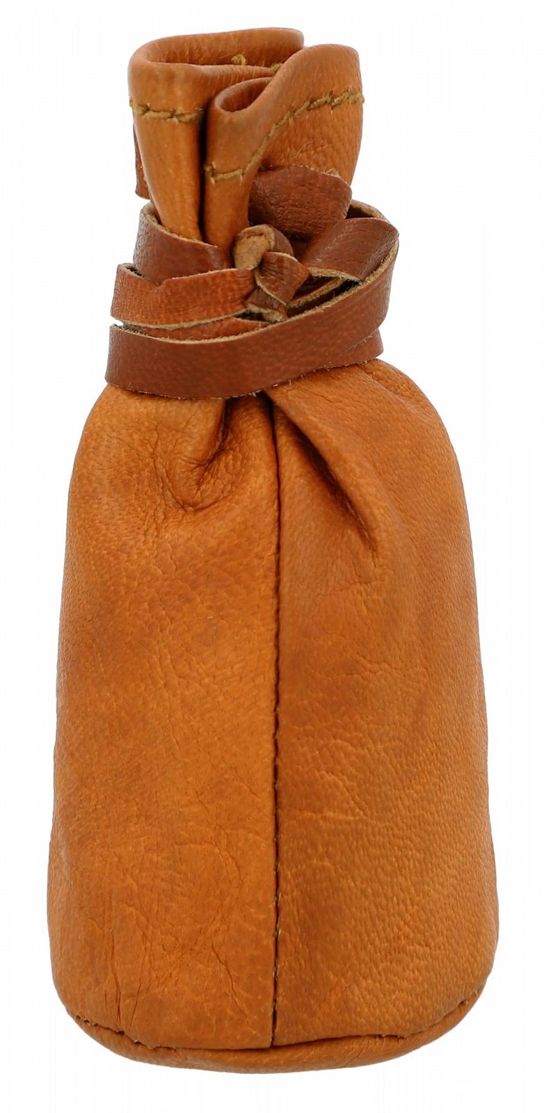 Кожаный кошелек Gusti Leder nature Маленький кошелек для монет, наличных, мелочи Винтажный стиль Унисекс аксессуар Натуральный коричневый A76b, фото №7