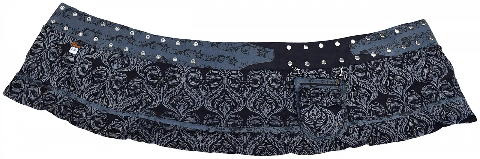 Спідниця Gheri Коротка Квіткова Знімна Кишеня Двостороння Бавовняна, фото №6