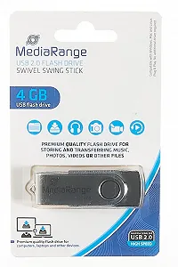 USB-накопичувач MEDIARANGE Flexi MR907 4GB USB 2.0 ціна на synthetic.ua - Фото 1 USB-накопичувач MEDIARANGE Flexi MR907 4GB USB 2.0 synthetic.ua - Фото 1