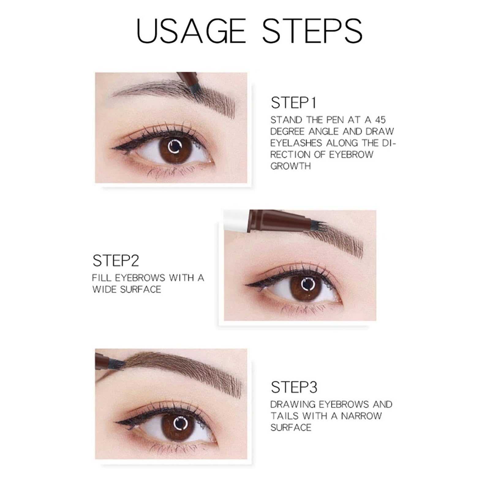 Брауенстик Microblading Водостойкий Коричневый, фото №3