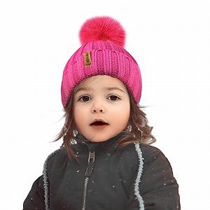 Шапка-бини с помпоном TOSKATOK для девочек - Фото 1