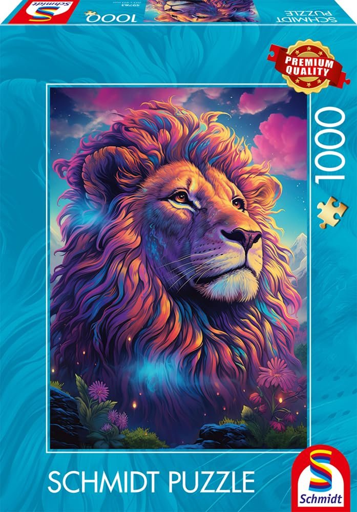 Пазл Schmidt Spiele 59783 Lion in the Colour Wind 1000 элементов, фото №4