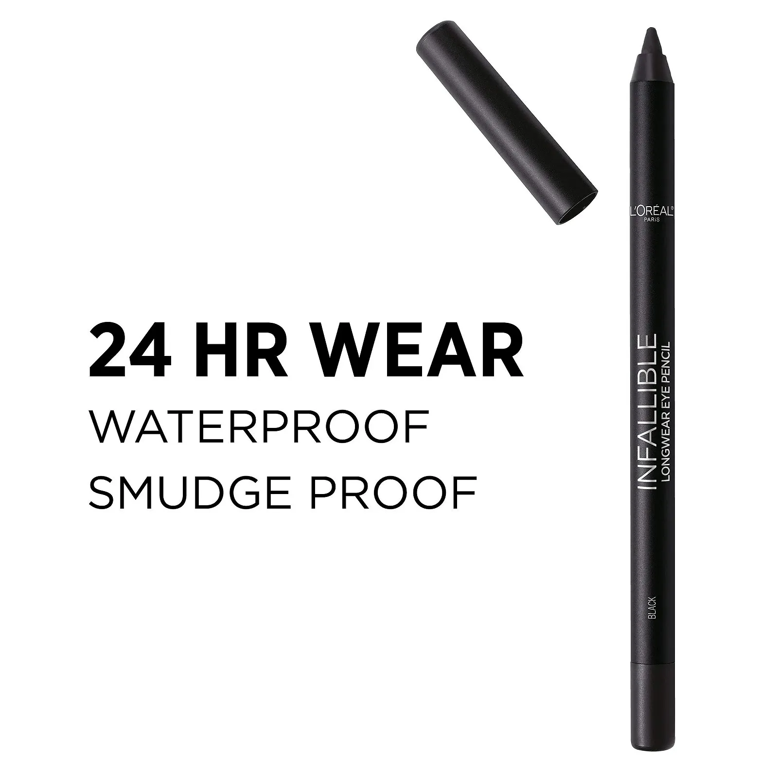 Олівець L'OREAL Infallible Pro-Last Waterproof Eyeliner Чорний, фото №4 Олівець L'OREAL Infallible Pro-Last Waterproof Eyeliner Чорний, фото №4