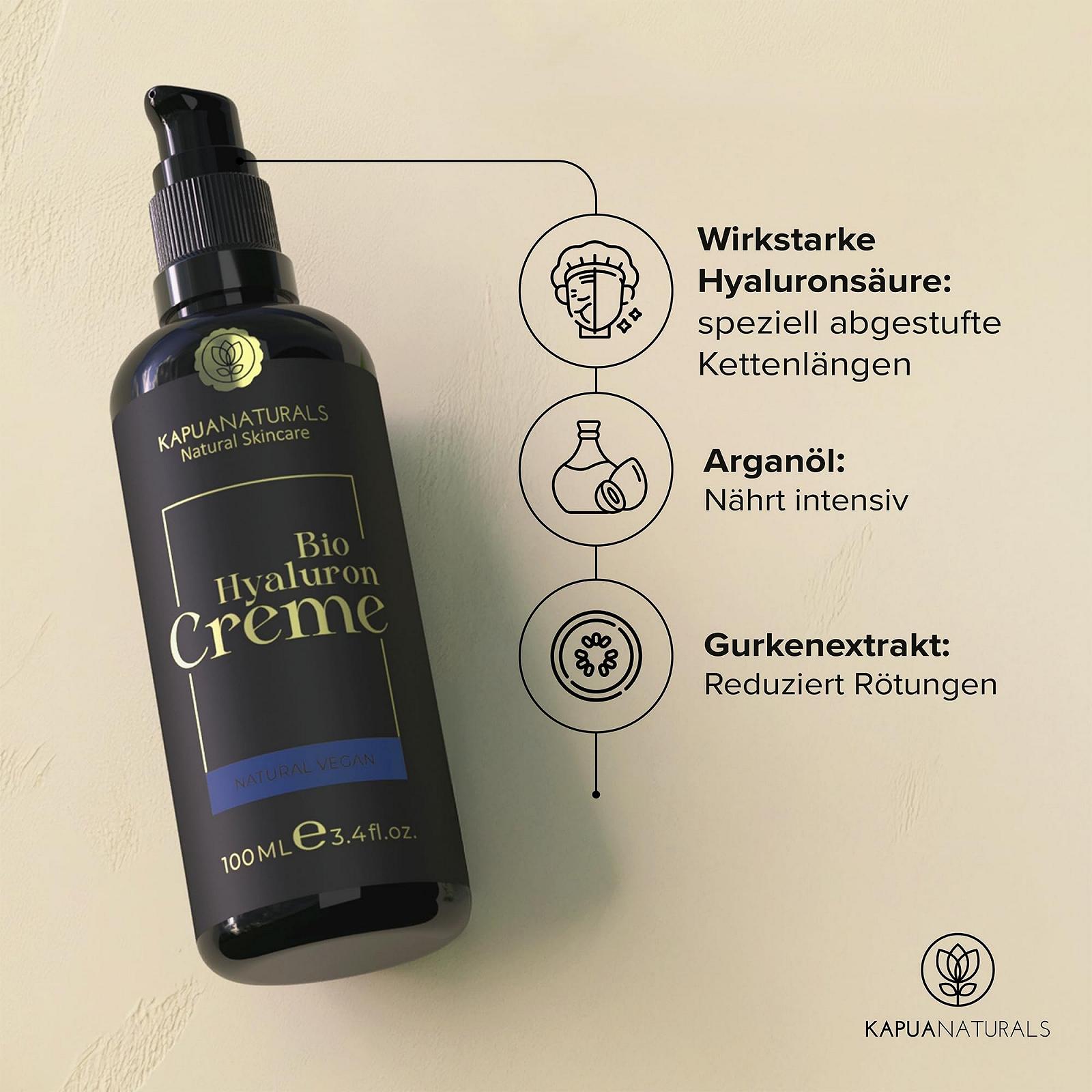 Денний крем Organic Hyaluronic Cream Face High Dose 100 мл з аргановою олією, алое вера та кокосовою олією Vegan & Organic Anti-Wrinkle Anti-Ageing, фото №8 Денний крем Organic Hyaluronic Cream Face High Dose 100 мл з аргановою олією, алое вера та кокосовою олією Vegan & Organic Anti-Wrinkle Anti-Ageing, фото №8