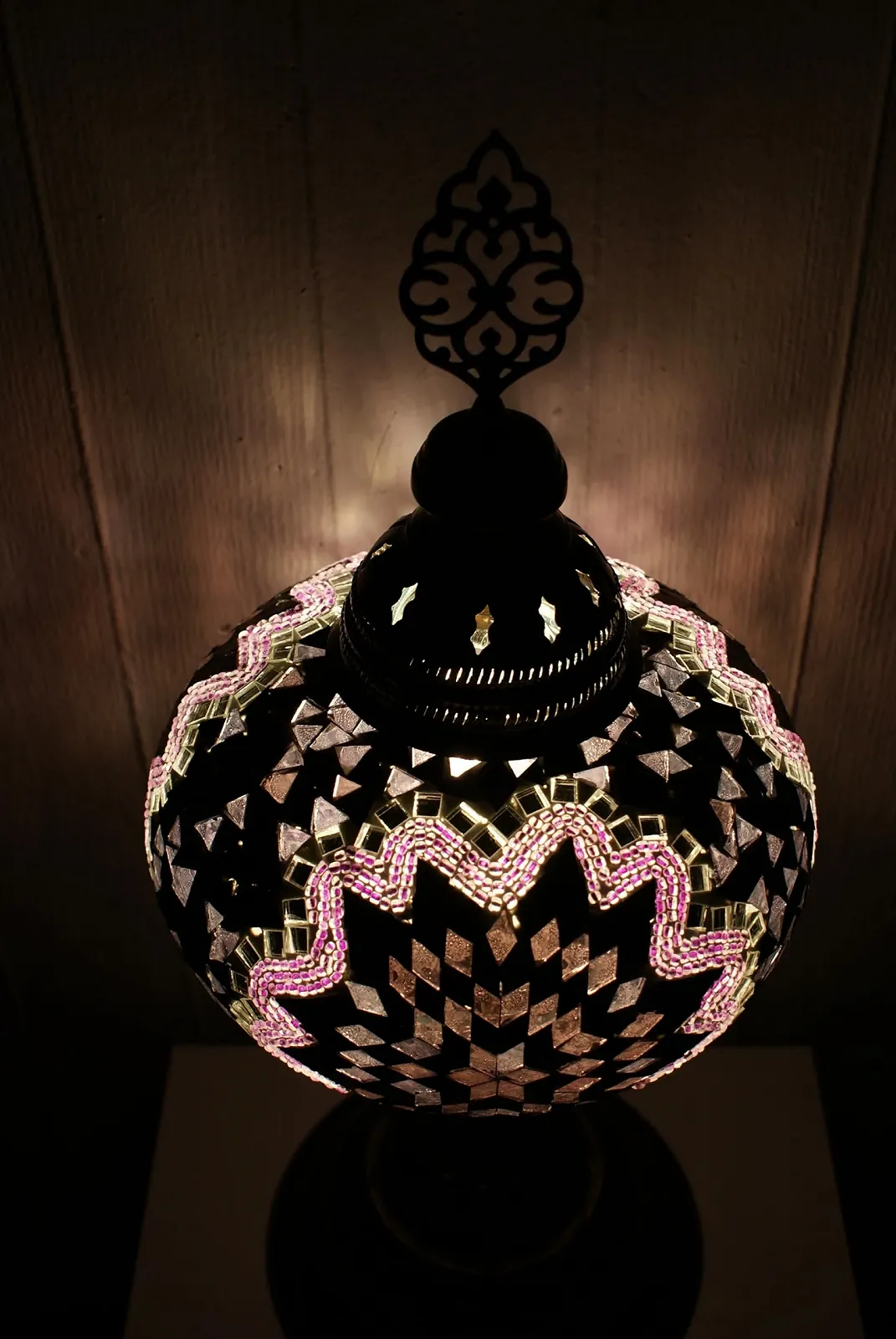 Настільна лампа Samarkand Lights XL Мозаїчна Східна Фіолетова, фото №2