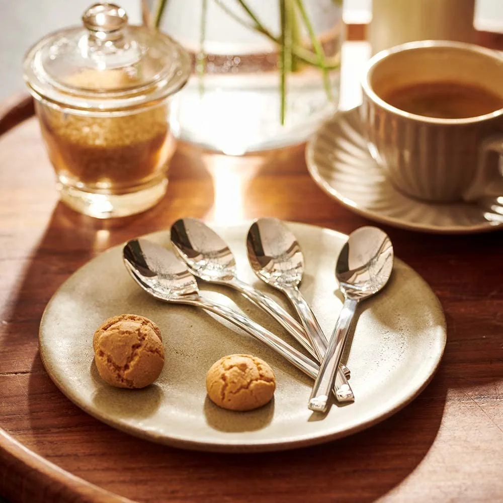 Ложки для кави Tchibo, набір 4 шт, для еспресо, нержавіюча сталь, фото №2