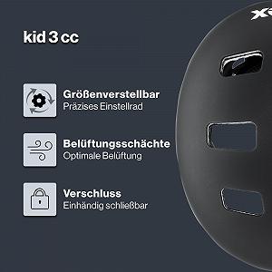 Шлем Велосипедный Uvex Kid 3 cc  Регулируемый размер Оптимизированная вентиляция synthetic.ua - Фото 1