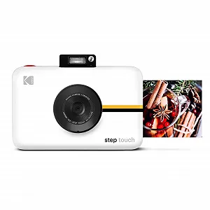Цифровая фотокамера и принтер мгновенной печати KODAK Step Touch 13MP 3.5 дюйма LCD Touchscreen 1080p HD Video 10x Optical Zoom Bluetooth White - Фото 1