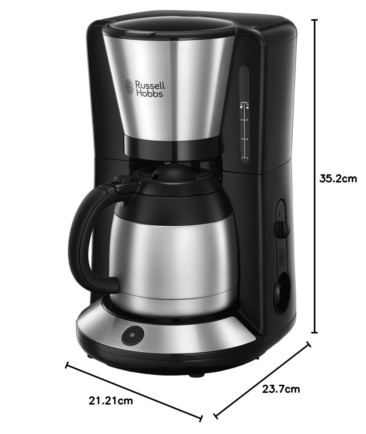 Капельная кофеварка Russell Hobbs Adventure 24020-56 1.0 L 1100 W Стальная, фото №8