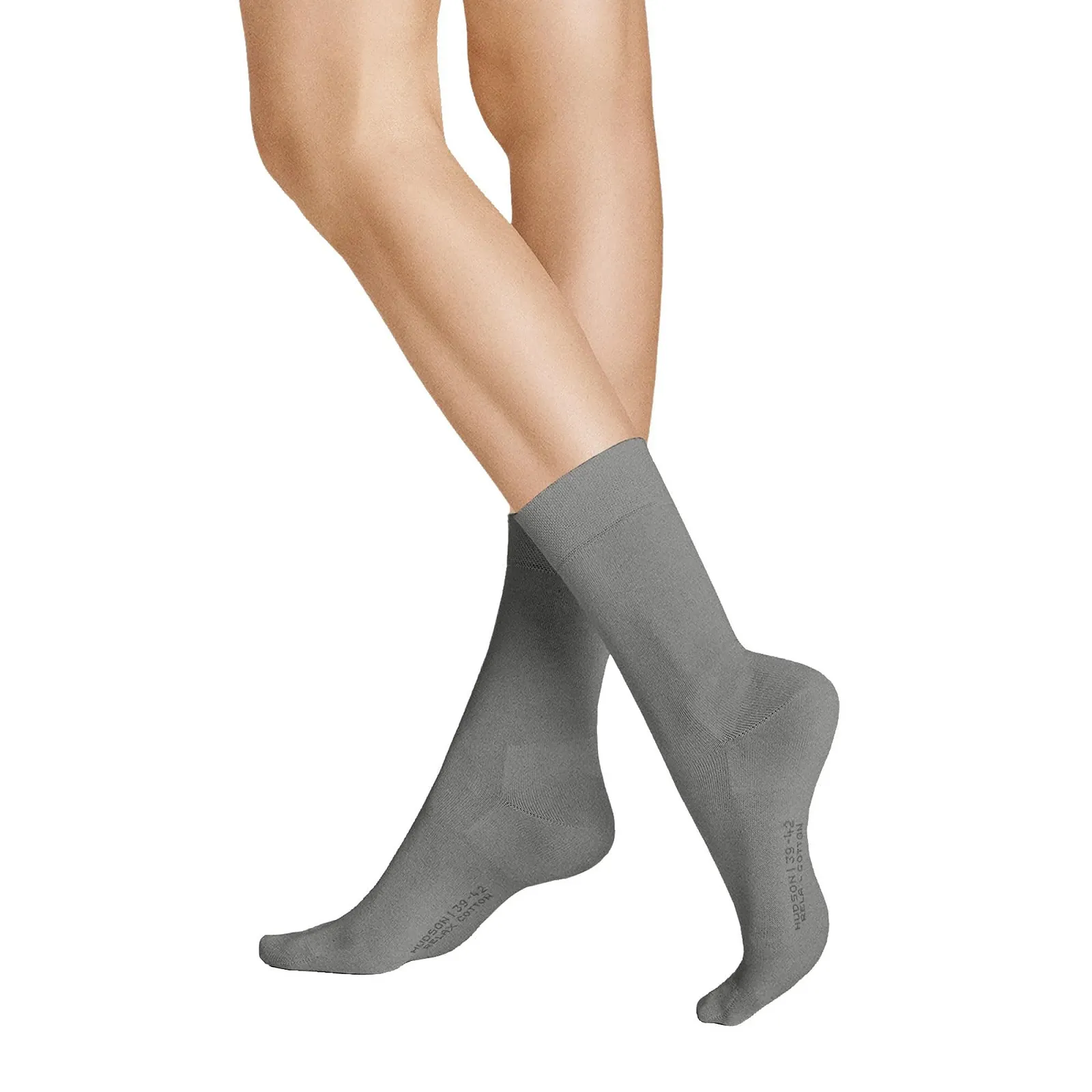 Жіночі шкарпетки Hudson Relax Cotton Безшовні, сірий 0106, фото №1