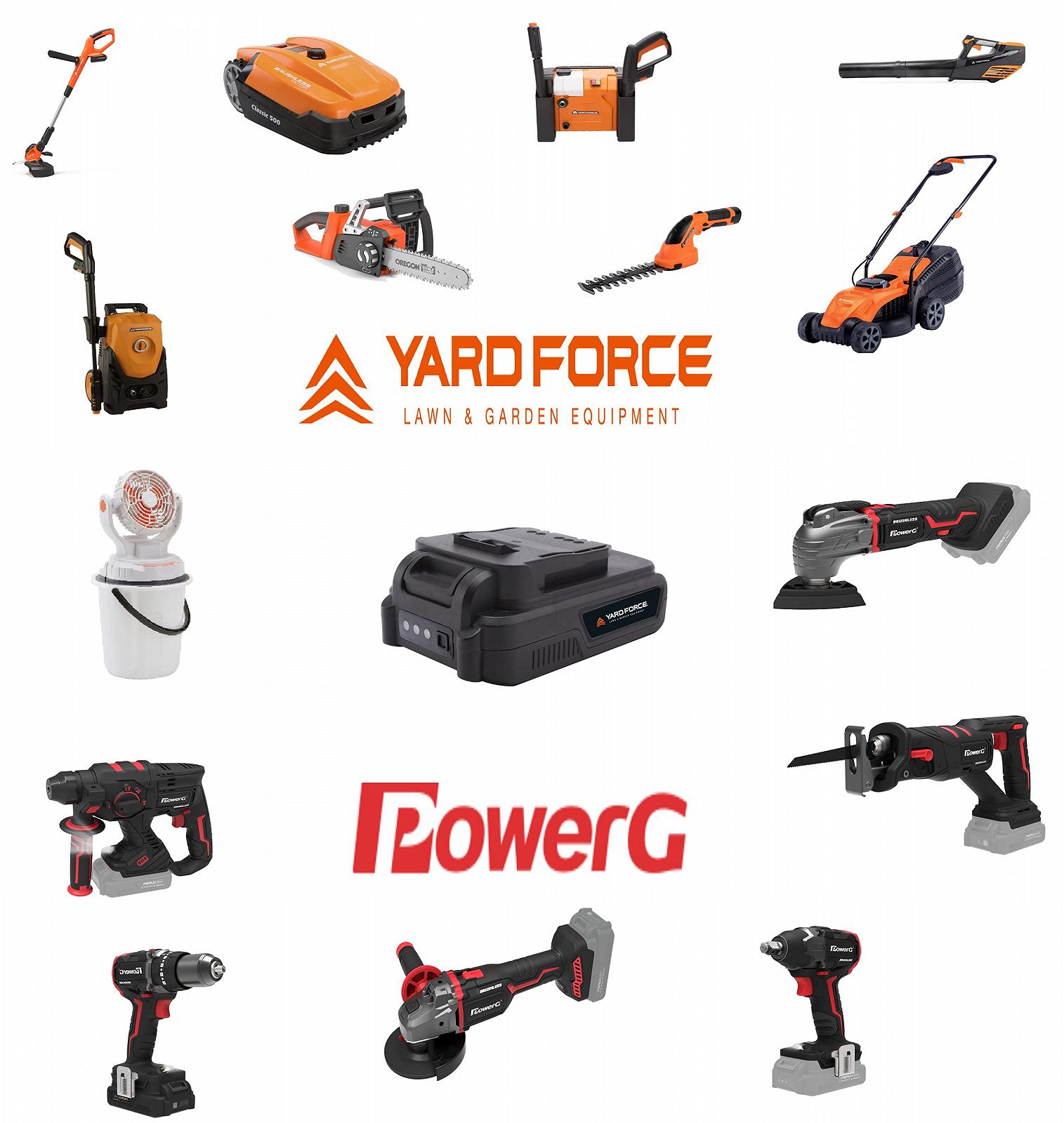 Перфоратор PowerG PT190601 без батареї 20 В з безщітковим двигуном 0-10000 об/хв з м'якою поверхнею для безпечного утримання Чорний, фото №6 Перфоратор PowerG PT190601 без батареї 20 В з безщітковим двигуном 0-10000 об/хв з м'якою поверхнею для безпечного утримання Чорний, фото №6