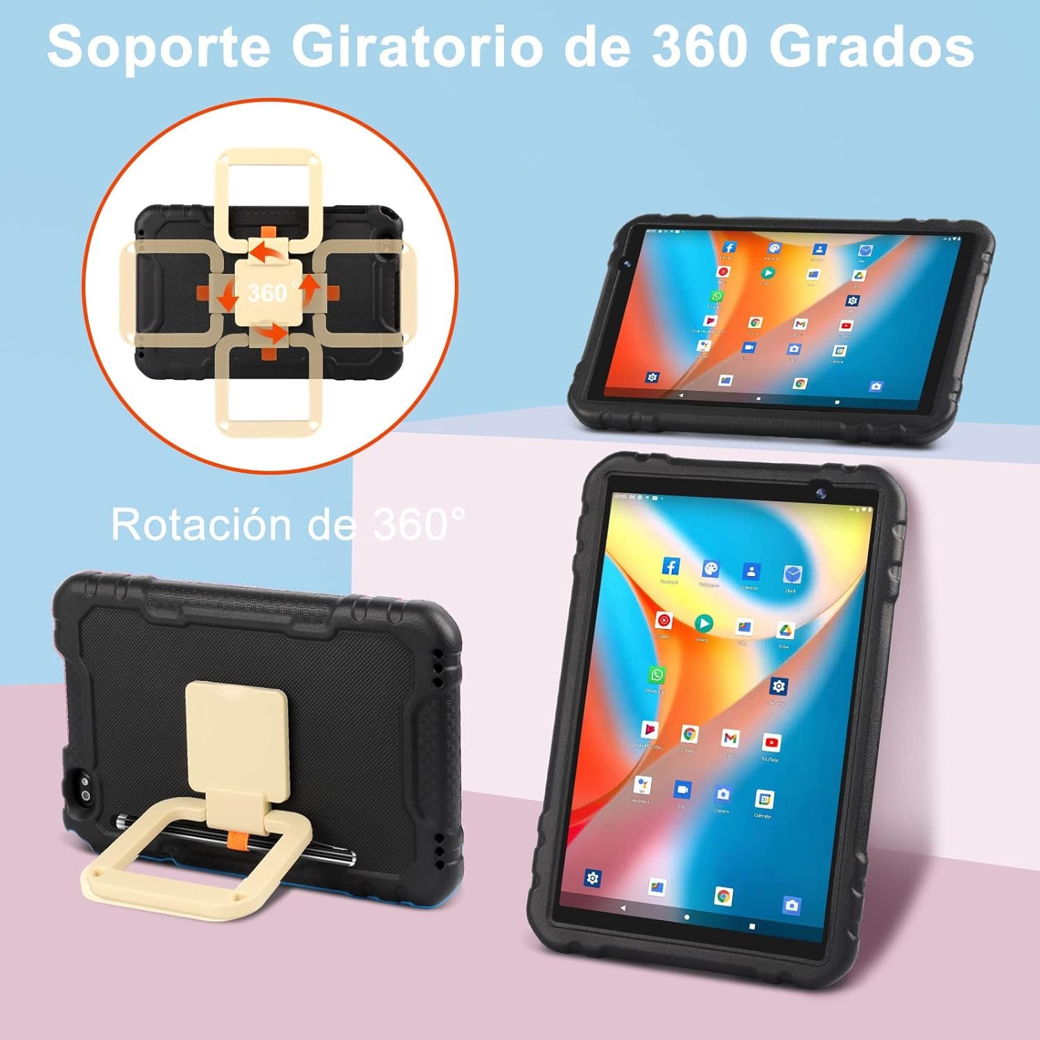 Планшет 10" HD Aokwei X500_T_US (8+6)/128Gb 8 ядер Android 13 8000 mAh Чорний, фото №2 Планшет 10" HD Aokwei X500_T_US (8+6)/128Gb 8 ядер Android 13 8000 mAh Чорний, фото №2