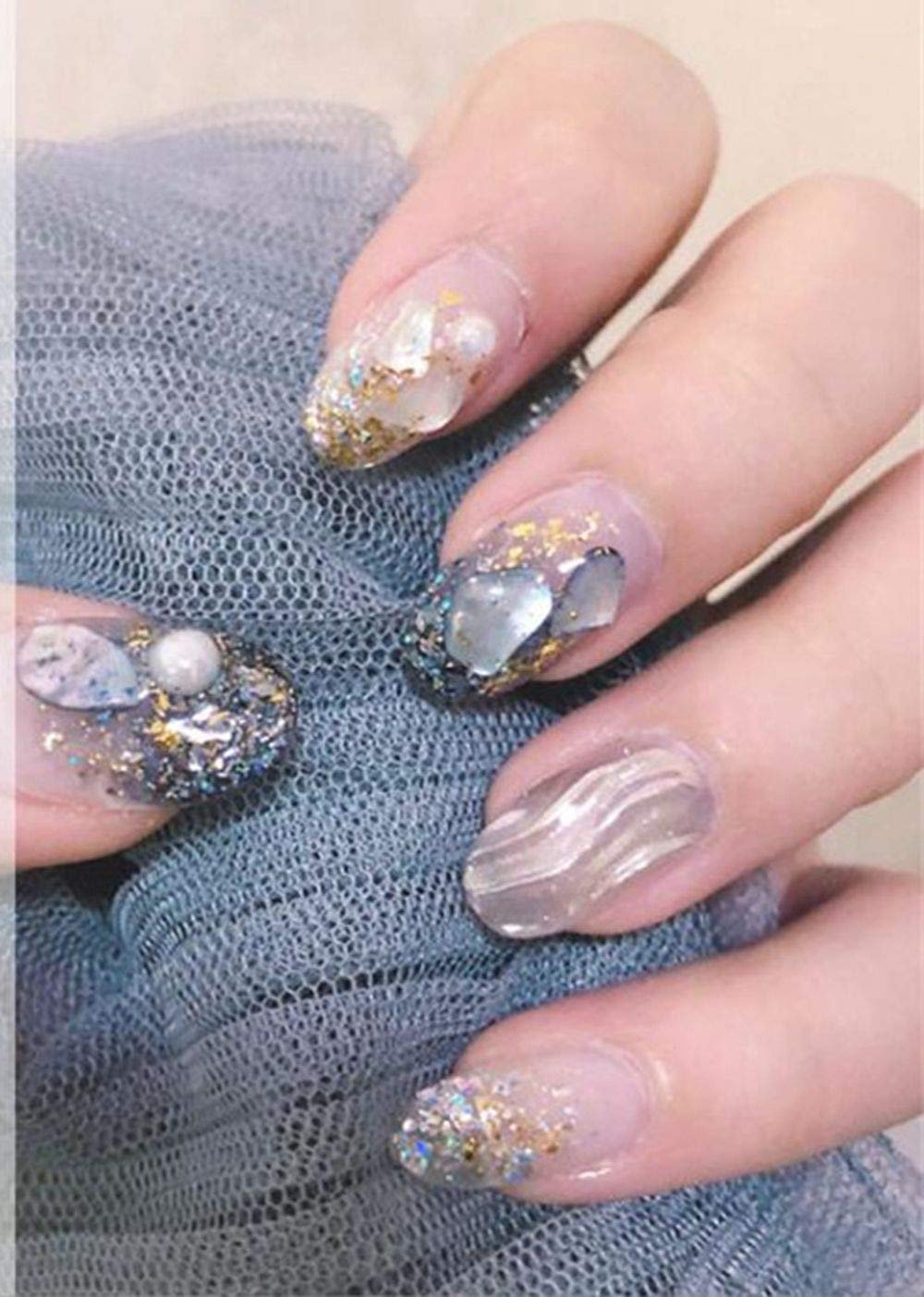 Стрази для нігтів MoonyLI, 12 відділень, блискучі, для самостійного дизайну, фото №2