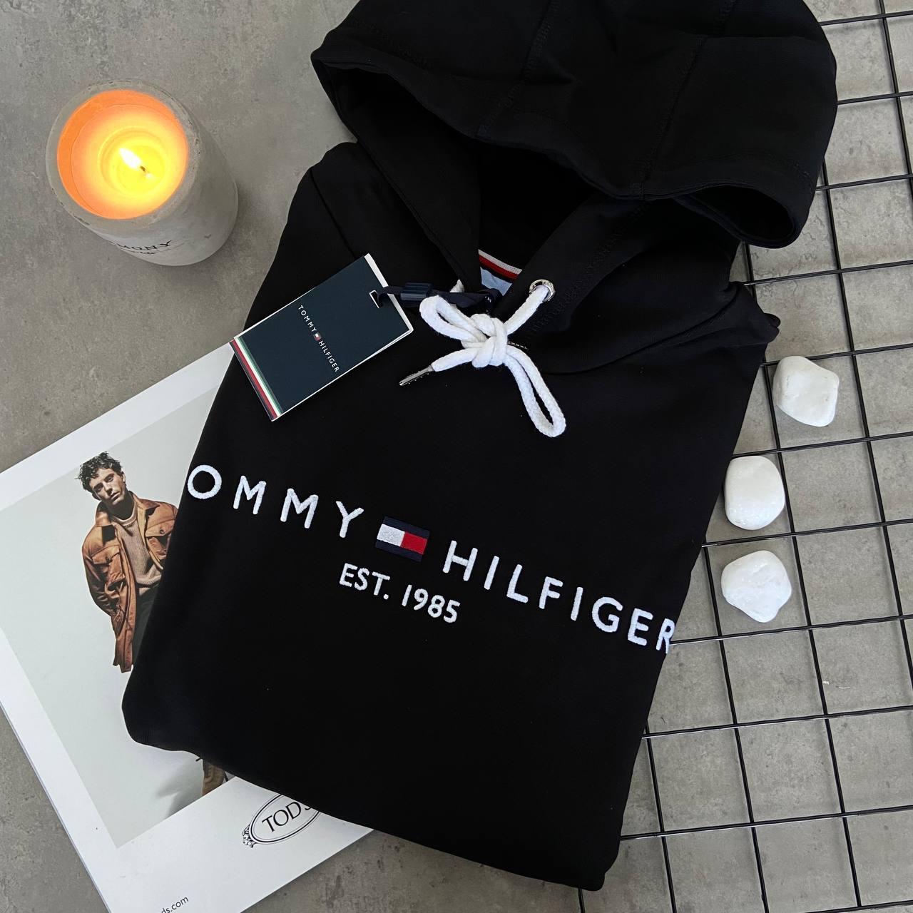 Мужское худи черное Tommy Hilfiger Lux кофта мужская с капюшоном томми хилфигер, фото №1 Мужское худи черное Tommy Hilfiger Lux кофта мужская с капюшоном томми хилфигер, фото №1