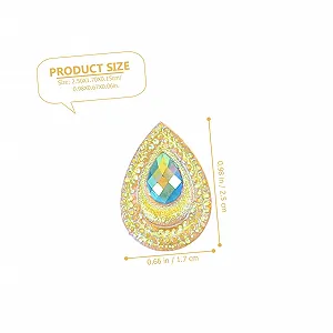 Стразы Operitacx Павлин, 100 шт, ручной работы, цвета аква-феи для шитья и рукоделия synthetic.ua - Фото 1