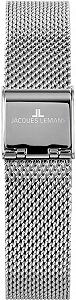 Женские часы Тип Jacques Lemans Milano 1-2139H Камни Swarovski Розовый / серебряный / серебряный, Браслет synthetic.ua - Фото 1