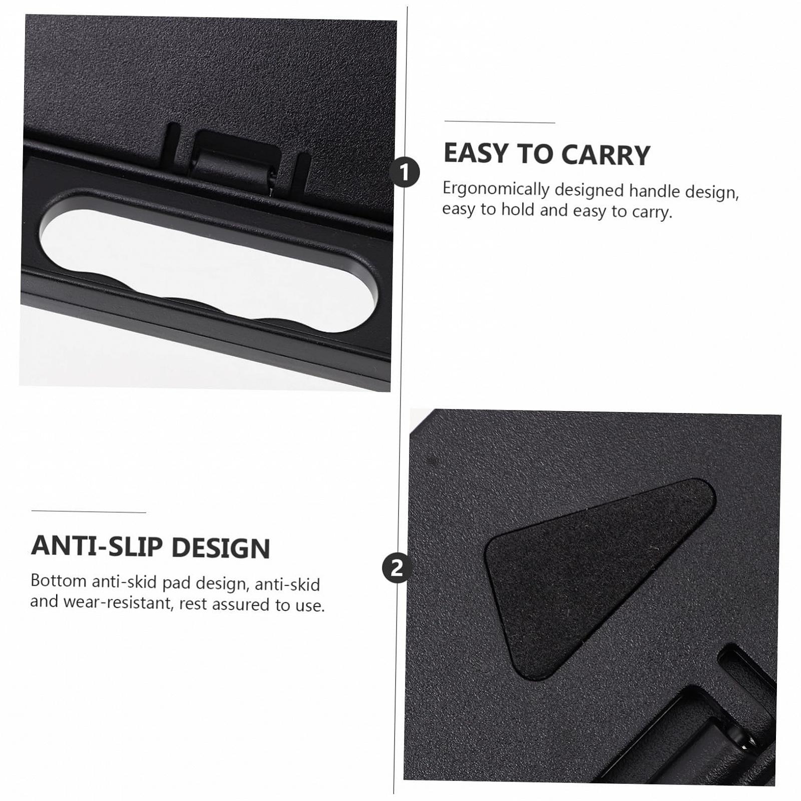 Підставка для ноутбука складана з обертовим тримачем з міцного ABS, мобільна, фото №4 Підставка для ноутбука складана з обертовим тримачем з міцного ABS, мобільна, фото №4