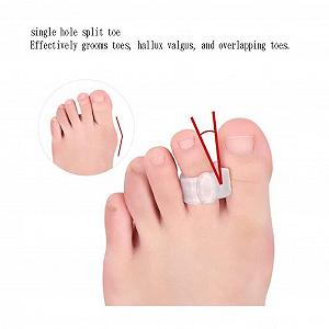 Роздільник для пальців CAZARU, коректор великого пальця стопи, можна носити з взуттям synthetic.ua - Фото 1