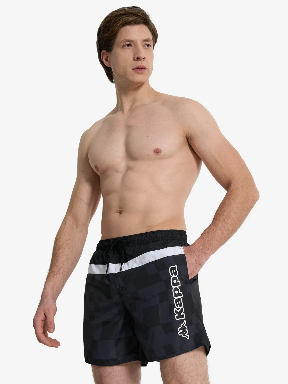 Шорты для плавания Kappa Sport Logo 134425KAP-BW Черный S, фото №1