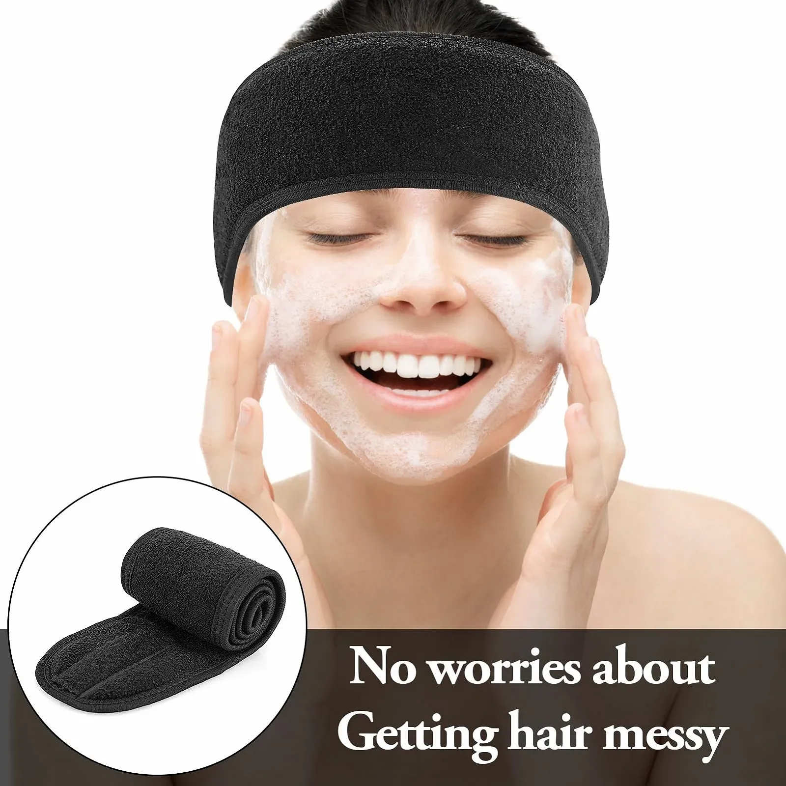 Пов'язка на голову з мікрофібри Широка, фото №4 Пов'язка на голову з мікрофібри Широка, фото №4