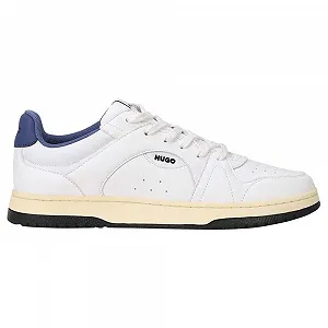 Кроссовки HUGO Hadrian Tenn из искусственной кожи на шнуровке с логотипом - Фото 1