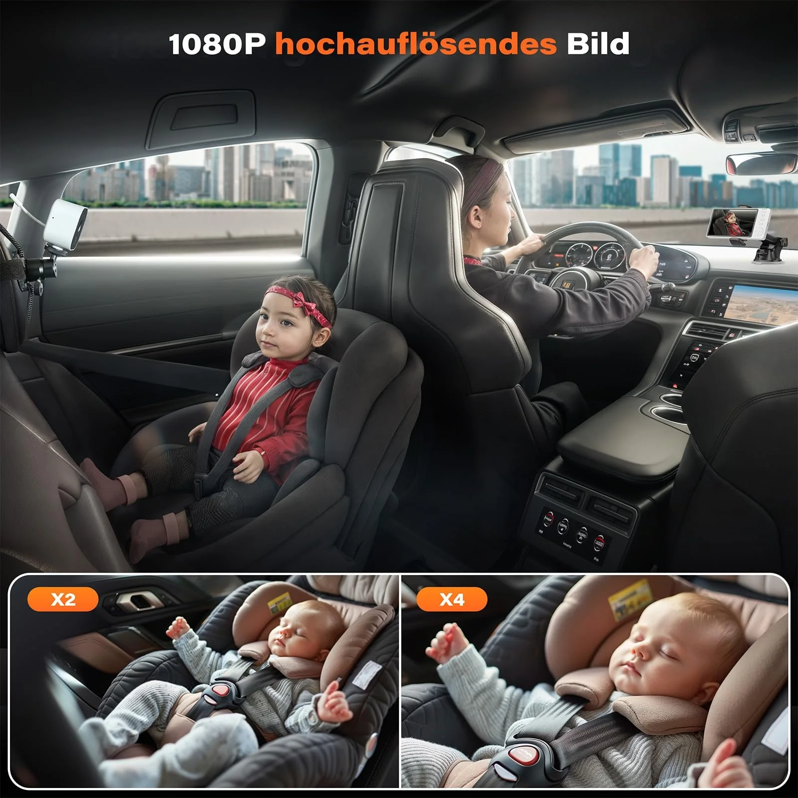 Відеоняня APPS2Car 2-in-1 5" 1080p Home & Car Night Vision Intercom, фото №5 Відеоняня APPS2Car 2-in-1 5" 1080p Home & Car Night Vision Intercom, фото №5
