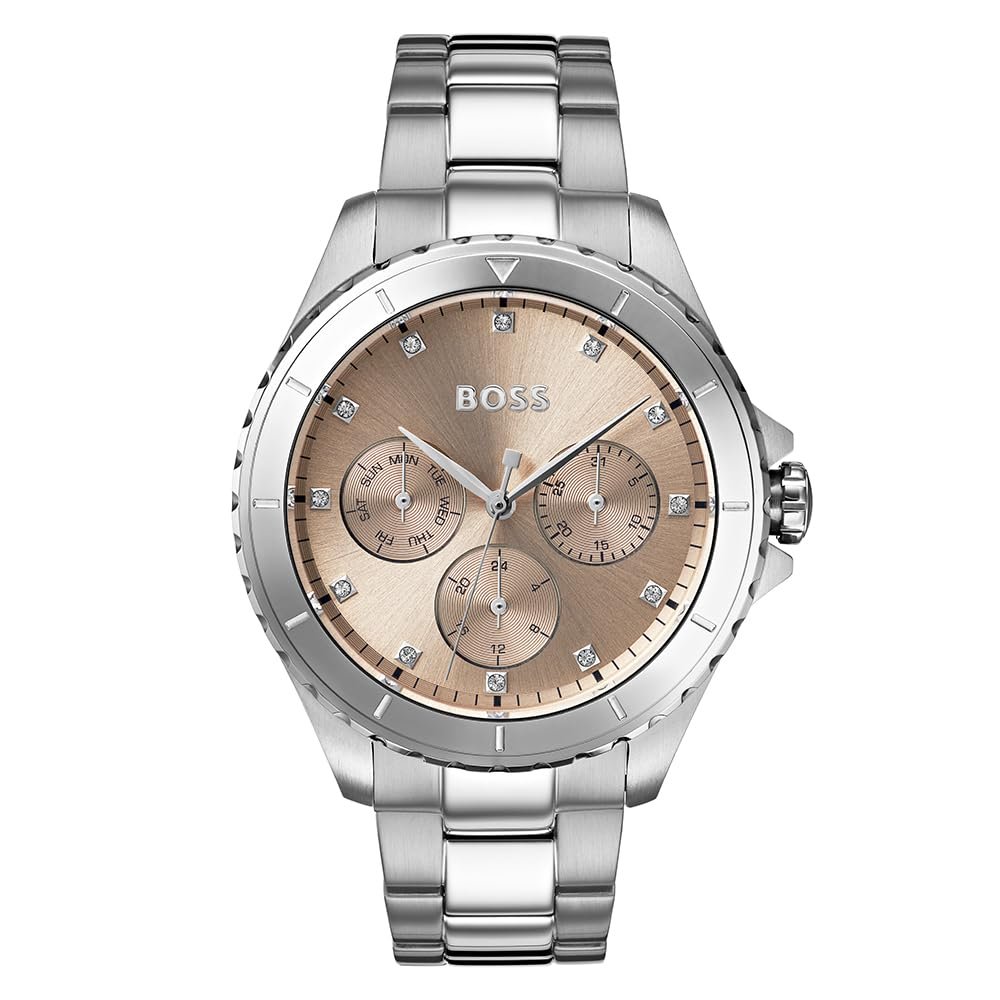 Жіночий годинник Hugo Boss Multi dial Quartz з ремінцем з нержавіючої сталі 1502444, фото №1