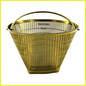 Кофейный Фильтр 1х4 seleXions Gold цельнометаллический Для Melitta Moccamaster Clever synthetic.ua - Фото 1