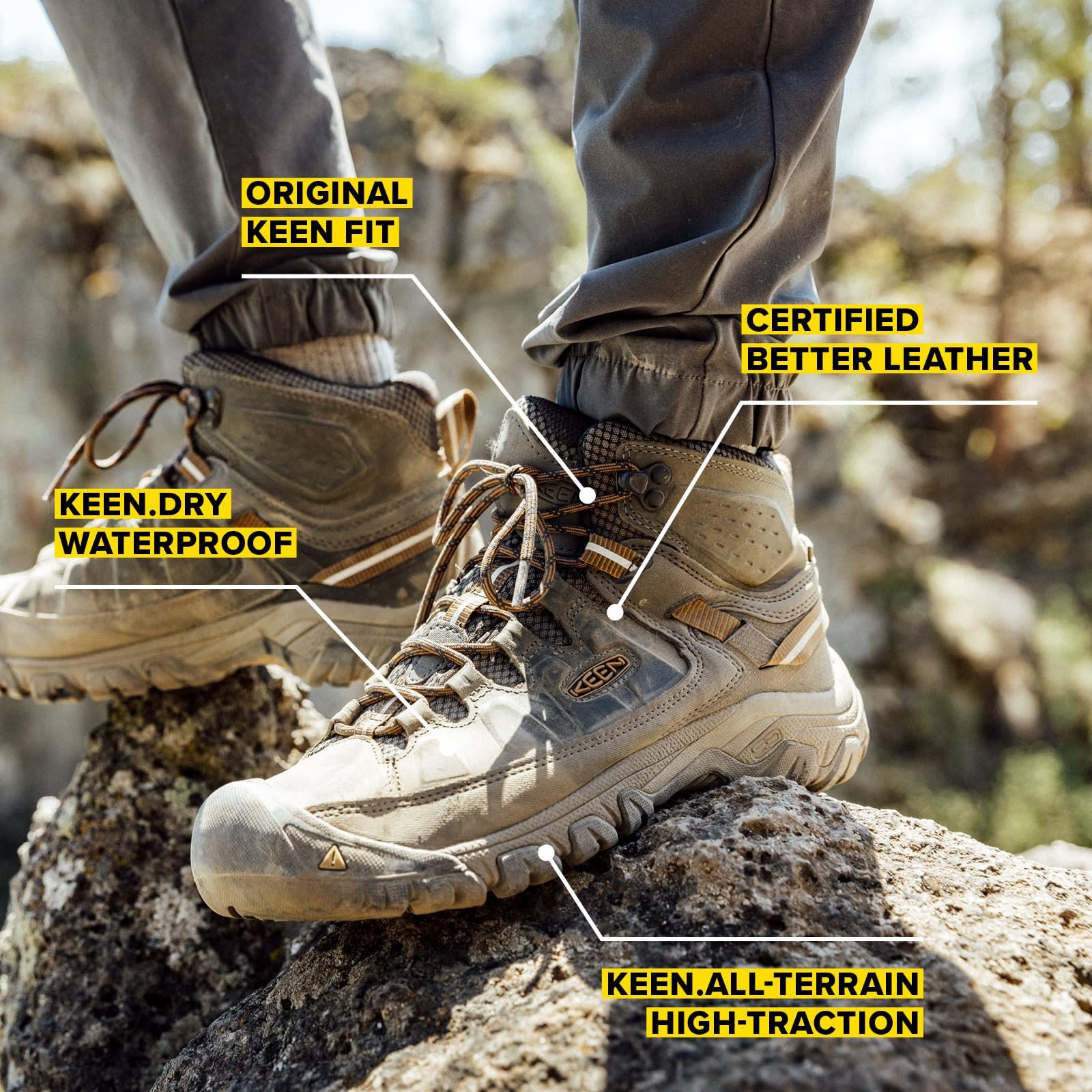 Ботинки KEEN Targhee 3 Mid водонепроницаемые, фото №2