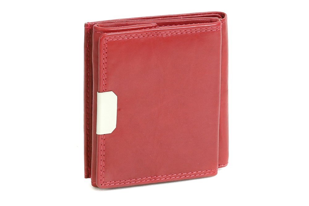 Кошелек LEAS Small Leather Boxed Style из кожи, вишневый, фото №2