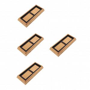 Тримач для точильного каменю NUOBESTY бамбуковий 4 набори - Фото 1