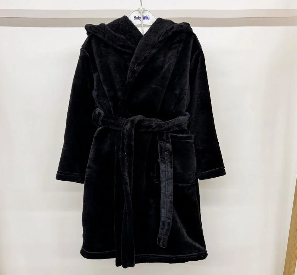 Теплий махровий халат з вишивкою від 110 до 170 см з капюшоном, фото №8 Теплий махровий халат з вишивкою від 110 до 170 см з капюшоном, фото №8