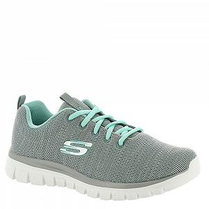 Кросівки Skechers 12614/BKW Жіночі на шнурівці - Фото 1