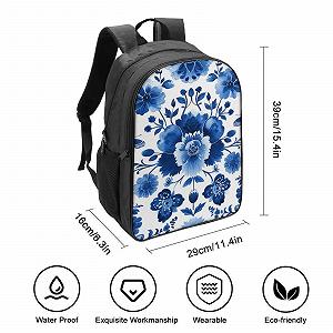 Ранець DPEOANEBN Flower для хлопчиків і дівчаток, підлітків, шкільна сумка, водонепроникний рюкзак, жіночий чоловічий шкільний ранець, сумка для ноутбука 40x28x16 см synthetic.ua - Фото 1