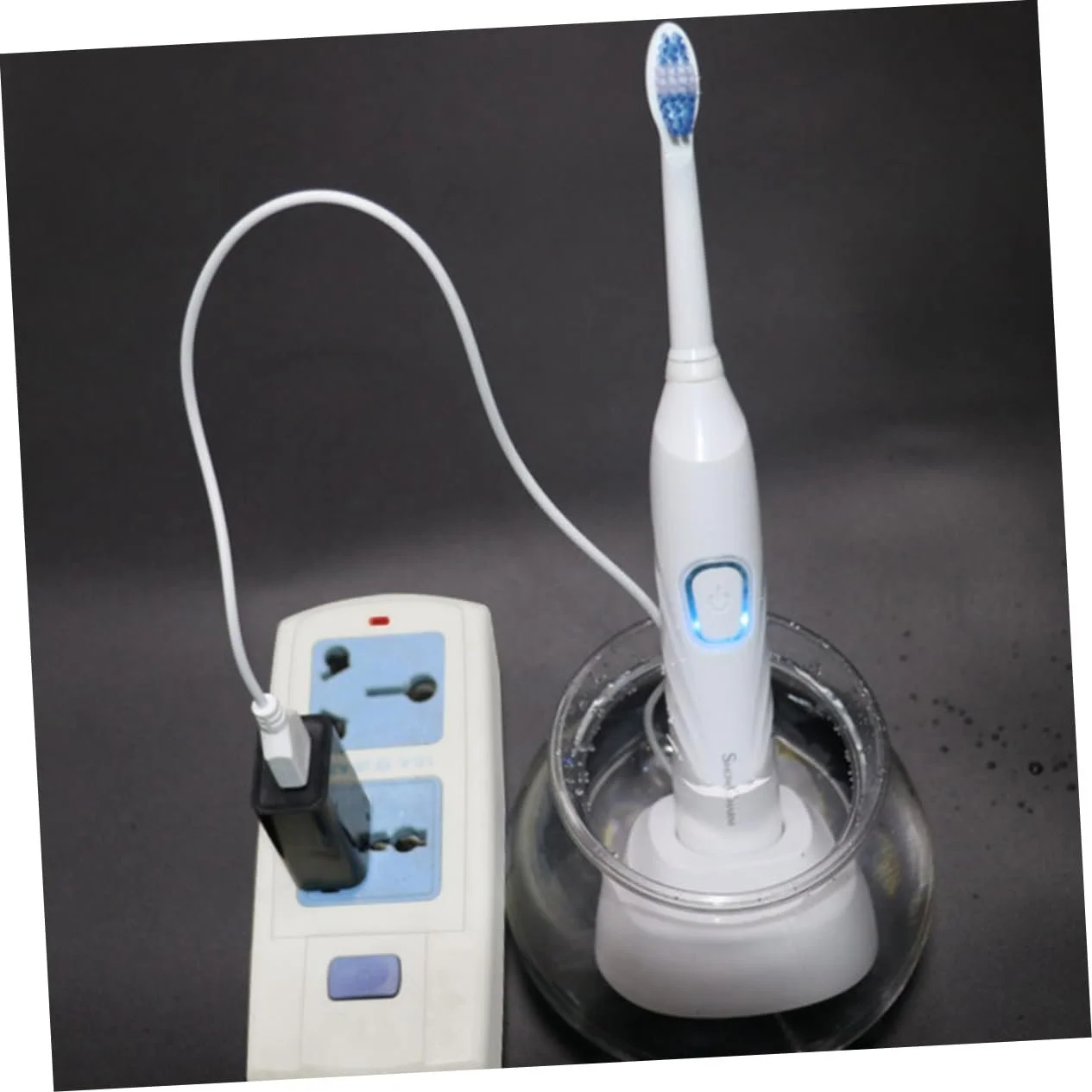 Детская электрическая ультразвуковая зубная щетка Gatuida USB White, фото №8