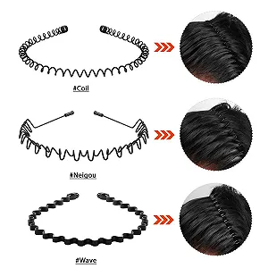 Металлическая Обруч для Волосы Унисекс synthetic.ua - Фото 1