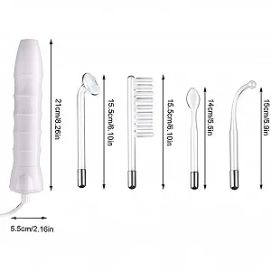 Портативний апарат дарсонваль KingSaid для обличчя та волосся з 4 електродами synthetic.ua - Фото 1