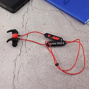 Bluetooth навушники Aspor A612 червоний - Фото 1