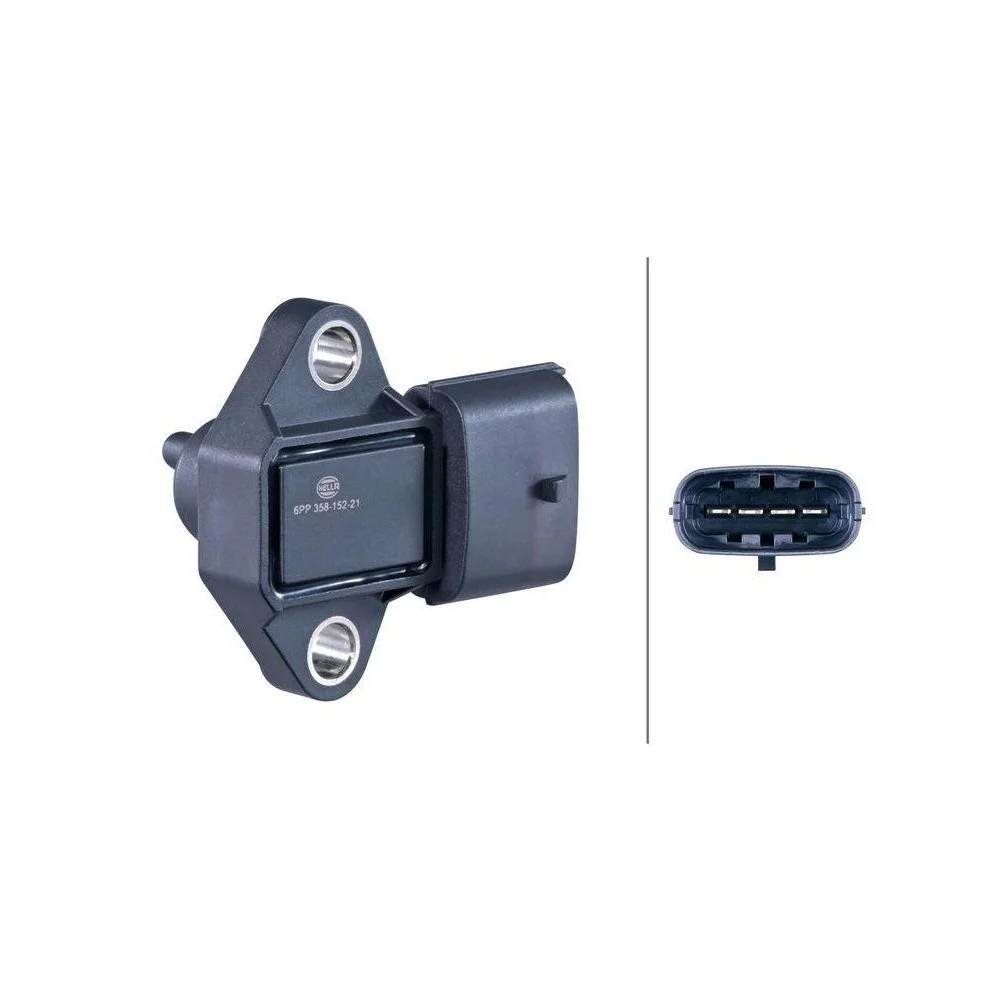 Датчик тиску наддуву HELLA 6PP 358 152-211 для HYUNDAI KIA HITACHI, фото №1