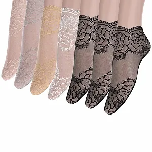 Жіночі шкарпетки з рюшами, 7 пар - Фото 1