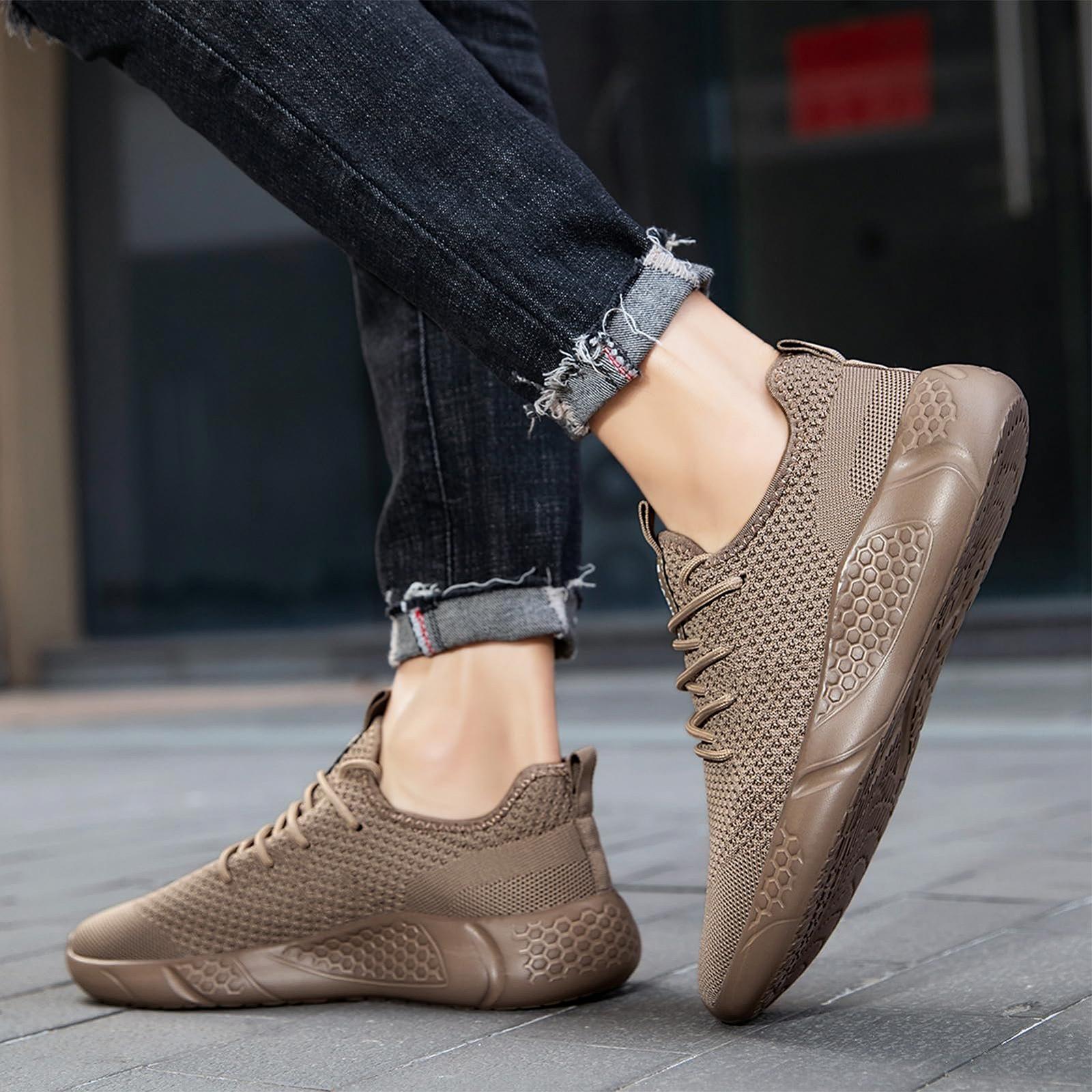 Чоловічі Кросівки BUBUDENG Спортивні Вуличні Легкі Дихаючі Фітнес для тенісу, фото №7