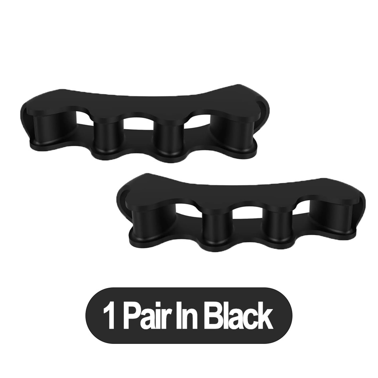 Роздільник для пальців Силіконовий 1 пара Коректор для кісточки молоткоподібного пальця, фото №2