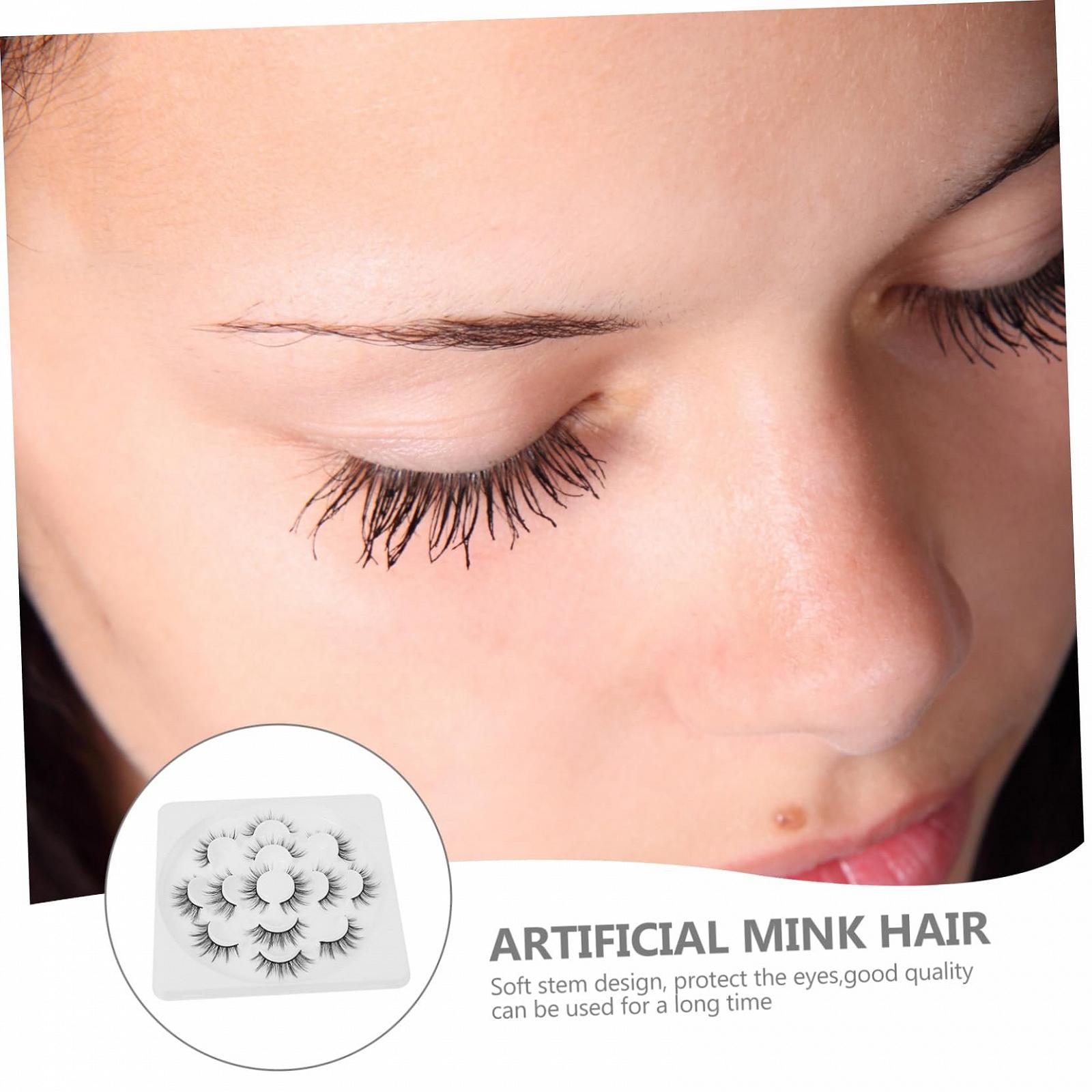 Штучні Вії Angoily 3D Тонкі Чорні 7 пар, фото №7